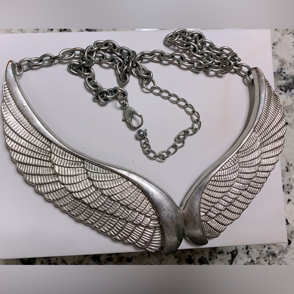 Necklace wing shaped